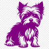 Creative Yorkshire Terrier In DXF For Free Download