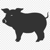 Unique Pig In DXF - Free Download