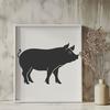 Artistic Pig - DXF For Commercial Use