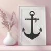 Artistic Anchor - PNG Format