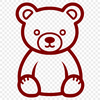 Bear Artwork In PNG & SVG - Free Digital Download