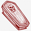 Free Coffin SVG, PNG, PDF And DXF Files