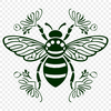 Artistic Bee - For Laser Engraver Project