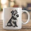 Unique Miniature Schnauzer - Glowforge SVG Free Download