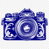 Ornate Camera In SVG, PNG, PDF And DXF File Formats - Free