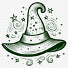 Witch Hat SVG For Download - Free Commercial Use License