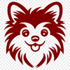 Stunning Pomeranian In DXF For Free Download