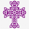 Artistic Crucifix Clip Art - Free SVG