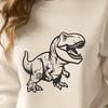 Artistic Dinosaur - Sublimation PNG