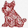 Free Miniature Schnauzer Illustration In DXF For Free Download