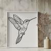 Hummingbird In DXF Format - Free Commercial Use License