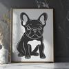 Cute French Bulldog PNG