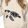 Artistic Sea Turtle Wearing Sunglasses PDF