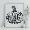 Pumpkin Printable Image In SVG, PNG, PDF And DXF Formats