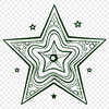 Star Digital Art In SVG File Format For Free Download