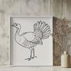 Stunning Turkey - Laser Engraver DXF