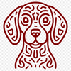 Stunning Dog PNG - For Craft Project