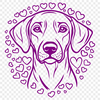 Unique Weimaraner Template - Free DXF