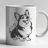 Stunning Welsh Corgi Printable Artwork