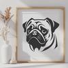 Creative Pug In PDF - Free Digital Download