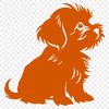 Sitting Shih Tzu Design - Free SVG