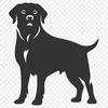 Standing Dog Clip Art