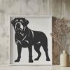 Creative Standing Rottweiler In DXF - Commercial Use