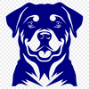 Artistic Rottweiler In SVG, PNG, PDF And DXF File Formats - Free