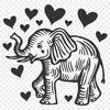 Elephant In SVG Format - Free Commercial Use License