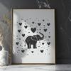 Standing Elephant Vector Craft File - PDF Free Download