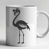 Stunning Flamingo In DXF