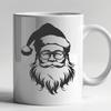 Beautiful Santa Claus Wearing Glasses