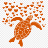 Stunning Sea Turtle Decal