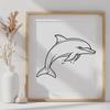 Stunning Dolphin - Vinyl SVG