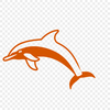 Free Beautiful Dolphin Vector Art