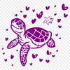 Free Artistic Sea Turtle Digital Art