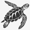 Sea Turtle Vector Image In PNG File Format For Free Download