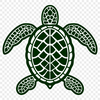 Artistic Sea Turtle - For Laser Engraver Project