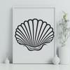 Seashell Printable Artwork In SVG File Format For Free Download