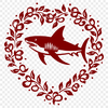 Shark Design In SVG, PNG, PDF And DXF Formats