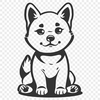 Stunning Shiba Inu In SVG For Free Download