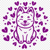 Free Unique Shiba Inu Vector Image PNG - Commercial Use