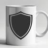 Geometric Shield Design SVG Vector Art A geometrically designed shield with intricate details, suitable for vector art.