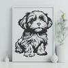 Sitting Shih Tzu Vector Illustration - PDF Free Download