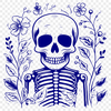 Creative Skeleton Stencil - Free SVG Download