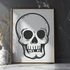 Artistic Skull In SVG - Free Download