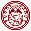 Creative Sloth - Procreate DXF Free Download