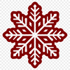 Stunning Snowflake - Glowforge PNG