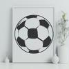 Free Unique Soccer Ball Vector Drawing