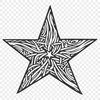 Free Unique Star Template DXF - Commercial Use